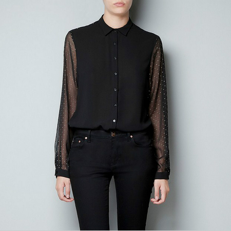 Blusa Manga Estelar